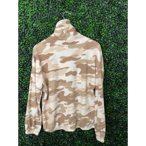 Derek Heart cream color camo soft sweater women’s Size L - Picture 6 of 6